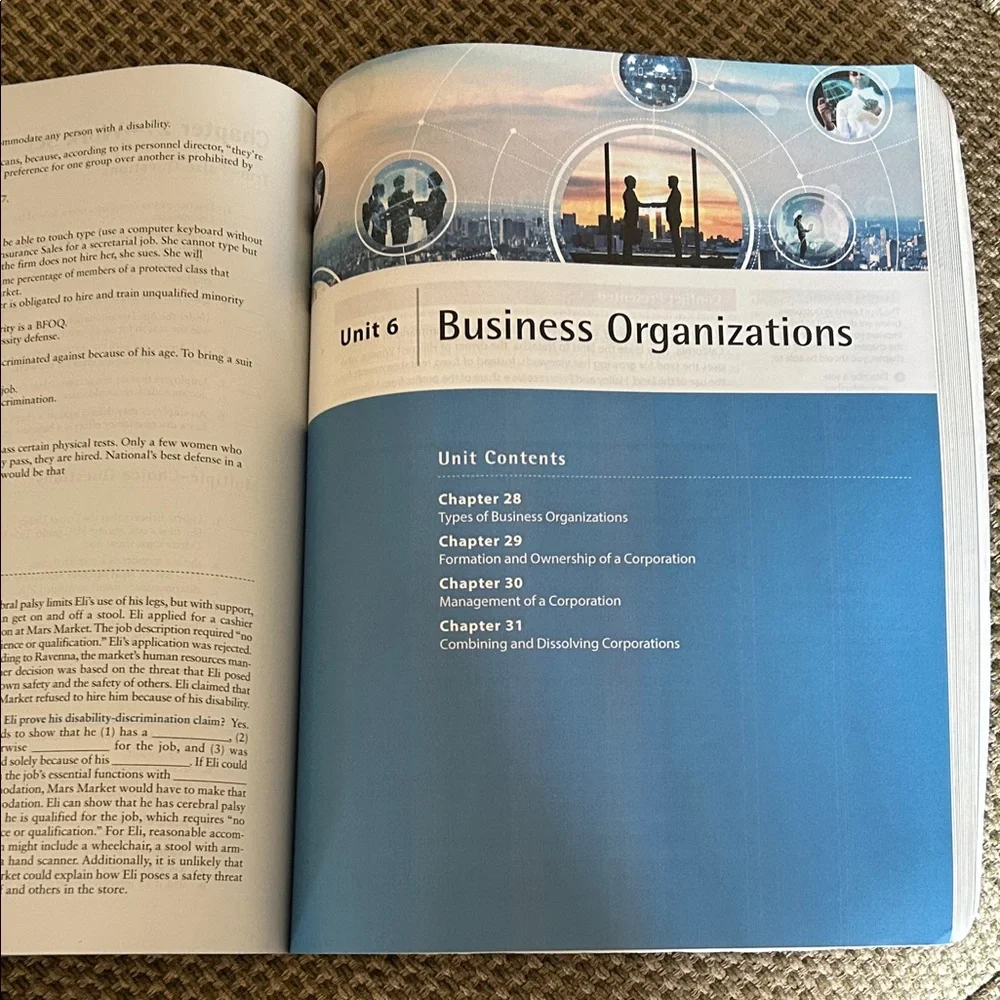 Cengage Business Law Text & Exercises - Blue Cover